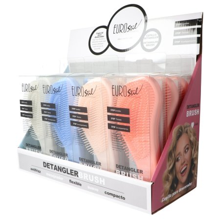 Hair brush Detangler 12pcs-Display