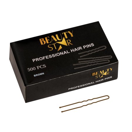 Hairpins Beauty Star brown 500pcs