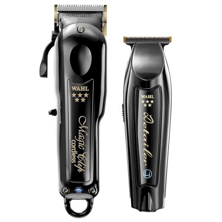 WAHL Barber Combo Magic Cordless & Detailer Black