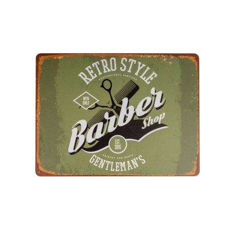 Πινακίδα Barber Shop No6